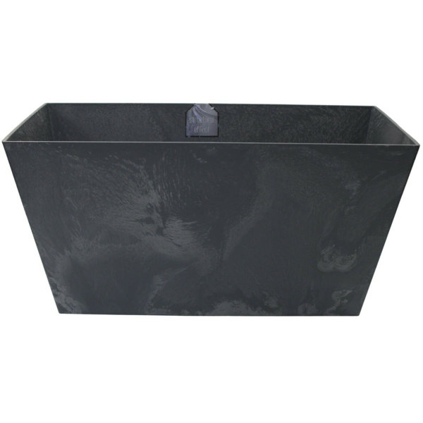 grey plastic trough planters 100cm